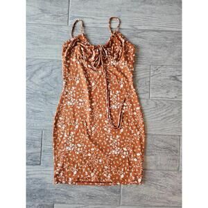 Women's Misty Rose Spaghetti Strap Floral Dress Size Medium Multicolor Pullover